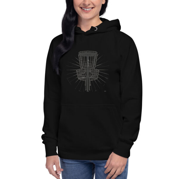 Disc Golf Basket Unisex Hoodie - Image 2